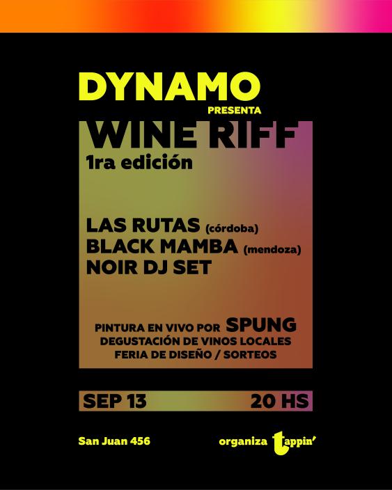 Llega la 1° edición de Wine Riff: rock, vino y cultura en una sola&nbsp;noche