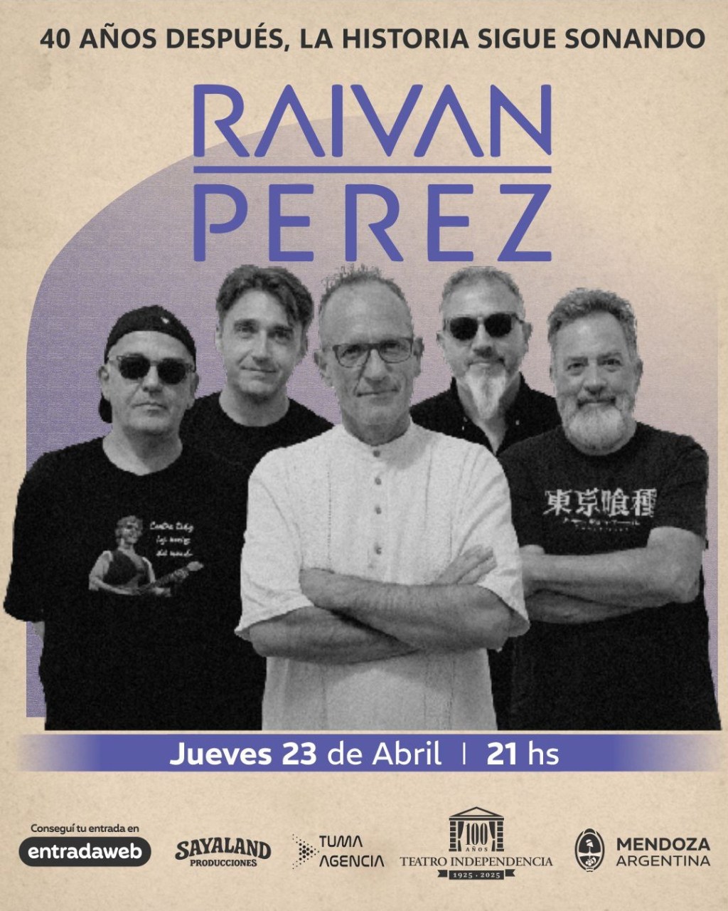 Raivan Perez celebra 40 años con un show histórico en&nbsp;Mendoza