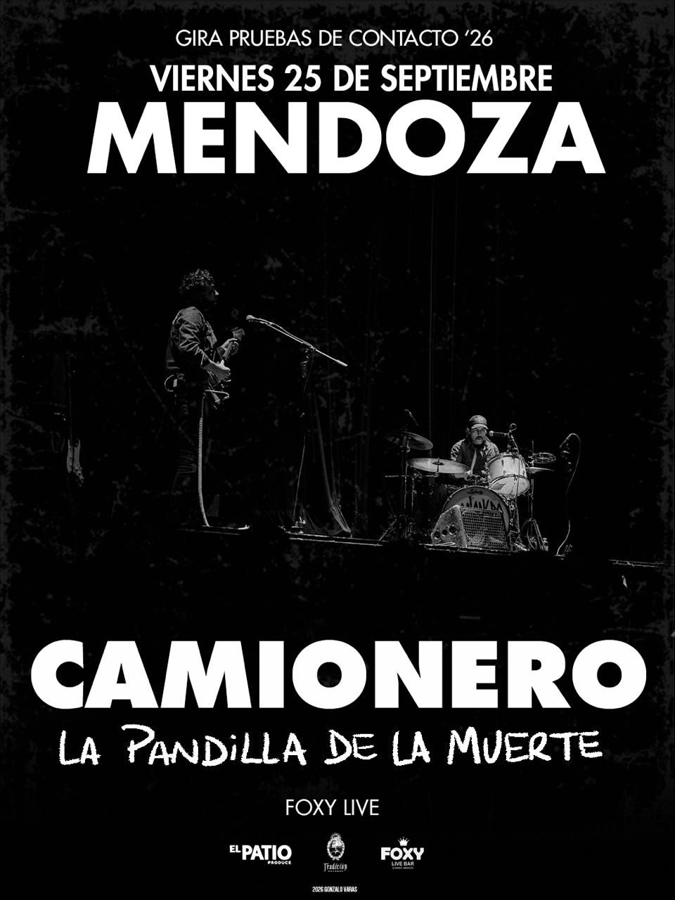 Camionero sigue en ruta y llega a Mendoza con su gira “Pruebas de Contacto ’26”