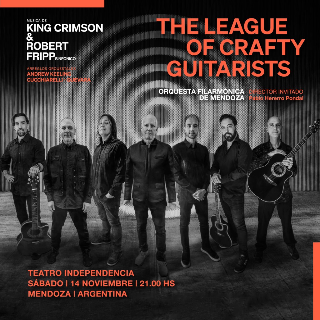 King Crimson y Robert Fripp llegan al Teatro Independencia en una versión&nbsp;sinfónica